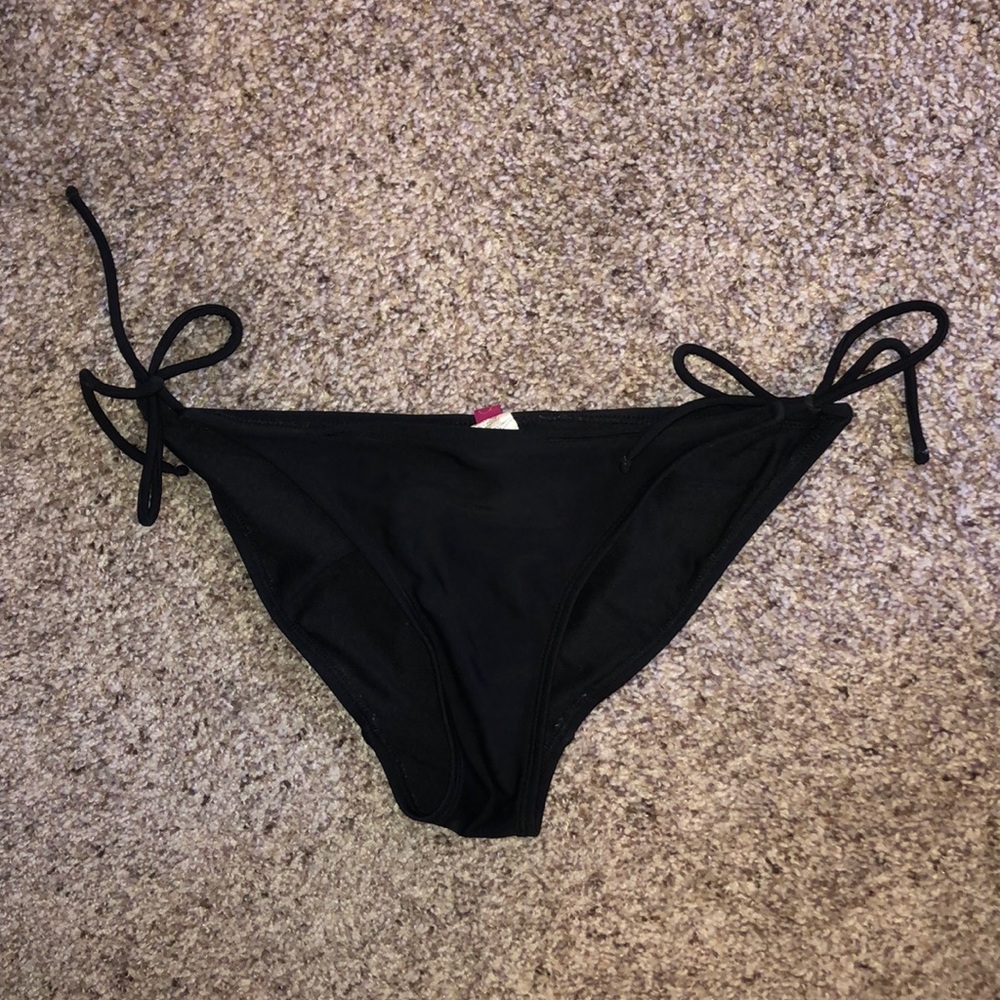 Simple black bikini bottoms